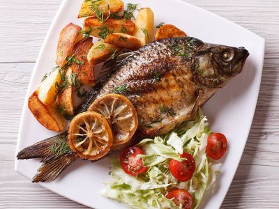 Repas autour du poisson